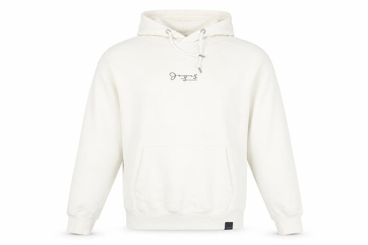 Pull&Bear Men’s White Graphic Print Pullover Hoodie Size S