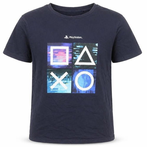 Fashion UK Boys PlayStation Blue Graphic T-Shirt 10-11 Years Casual Cotton