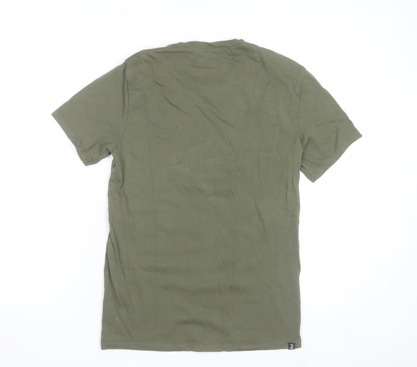 Decathlon Nyamba Men’s Green Slim Fit Graphic T-Shirt M