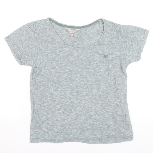 Mountain Warehouse Womens Green Size 10 Cotton T-Shirt