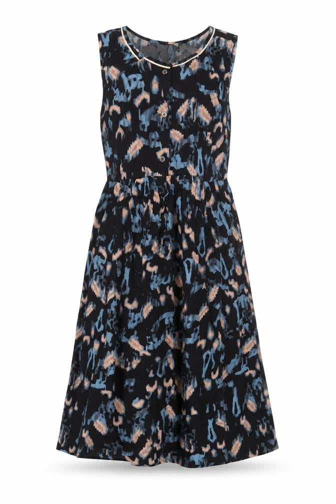 Bellerose Womens Multicoloured Animal Print A-Line Dress S