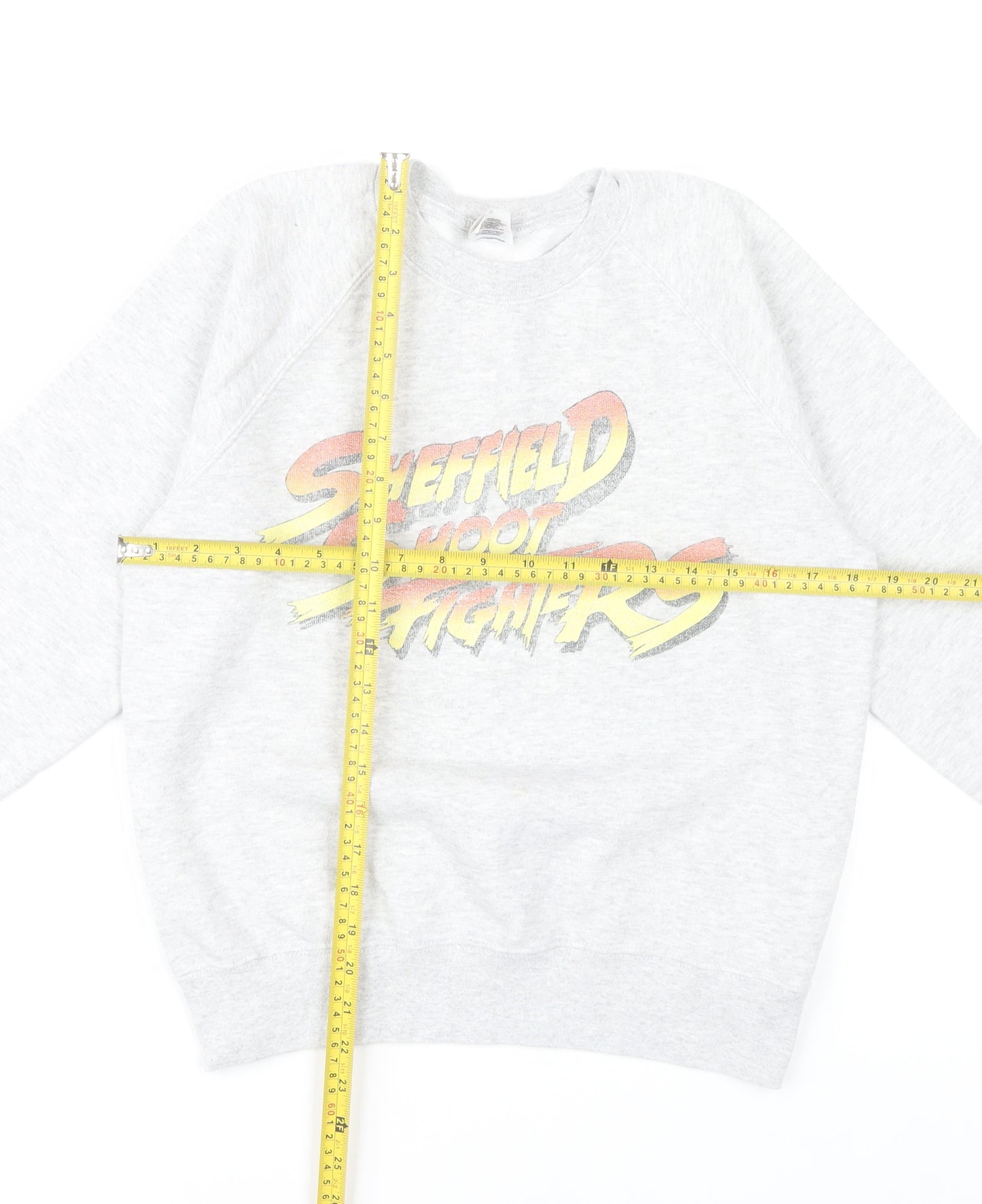 Unisex Adults Grey Sheffield Shoot Fighters Sweatshirt S Regular Fit
