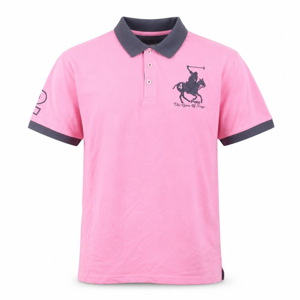 Urban Revival Men's Pink Polo Shirt Size M Cotton Blend Sports Style