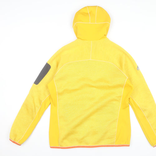 Regatta Womens Yellow Hooded Full Zip Outdoor Jacket Size 16