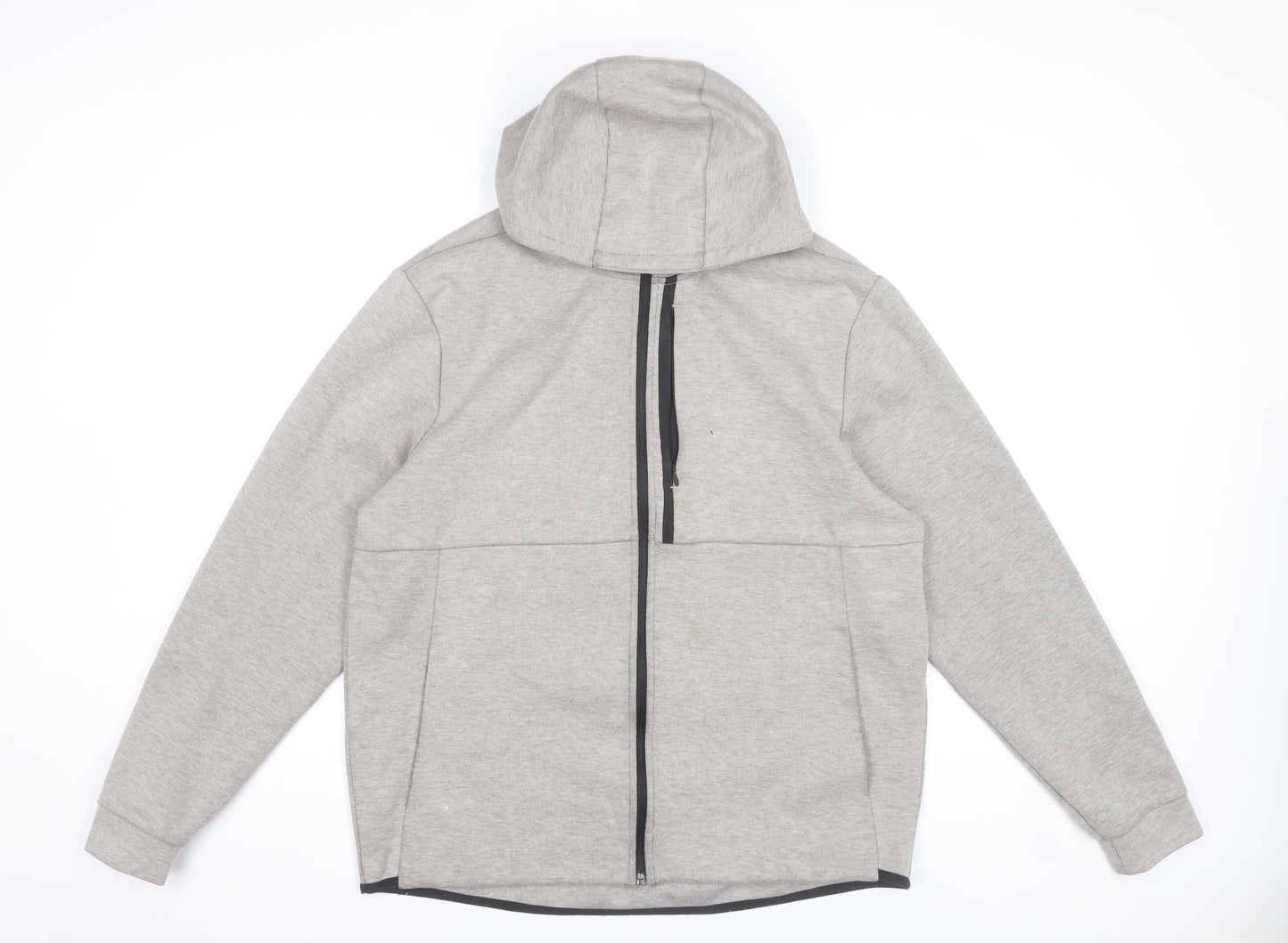 H&M Men’s Grey XL Full Zip Hoodie Jacket with Hood