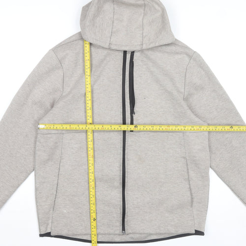 H&M Men’s Grey XL Full Zip Hoodie Jacket with Hood