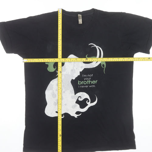 American Apparel Men’s Black Loki Marvel Graphic T-Shirt Size M