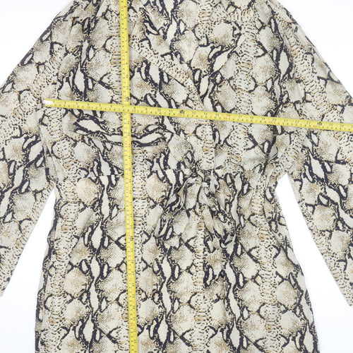 PrettyLittleThing Women’s Snake Print Wrap Dress Size 20