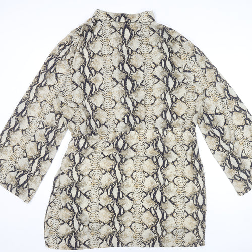 PrettyLittleThing Women’s Snake Print Wrap Dress Size 20