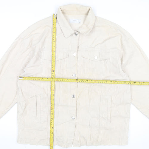Reserved Womens Beige Corduroy Jacket XL Casual Buttoned