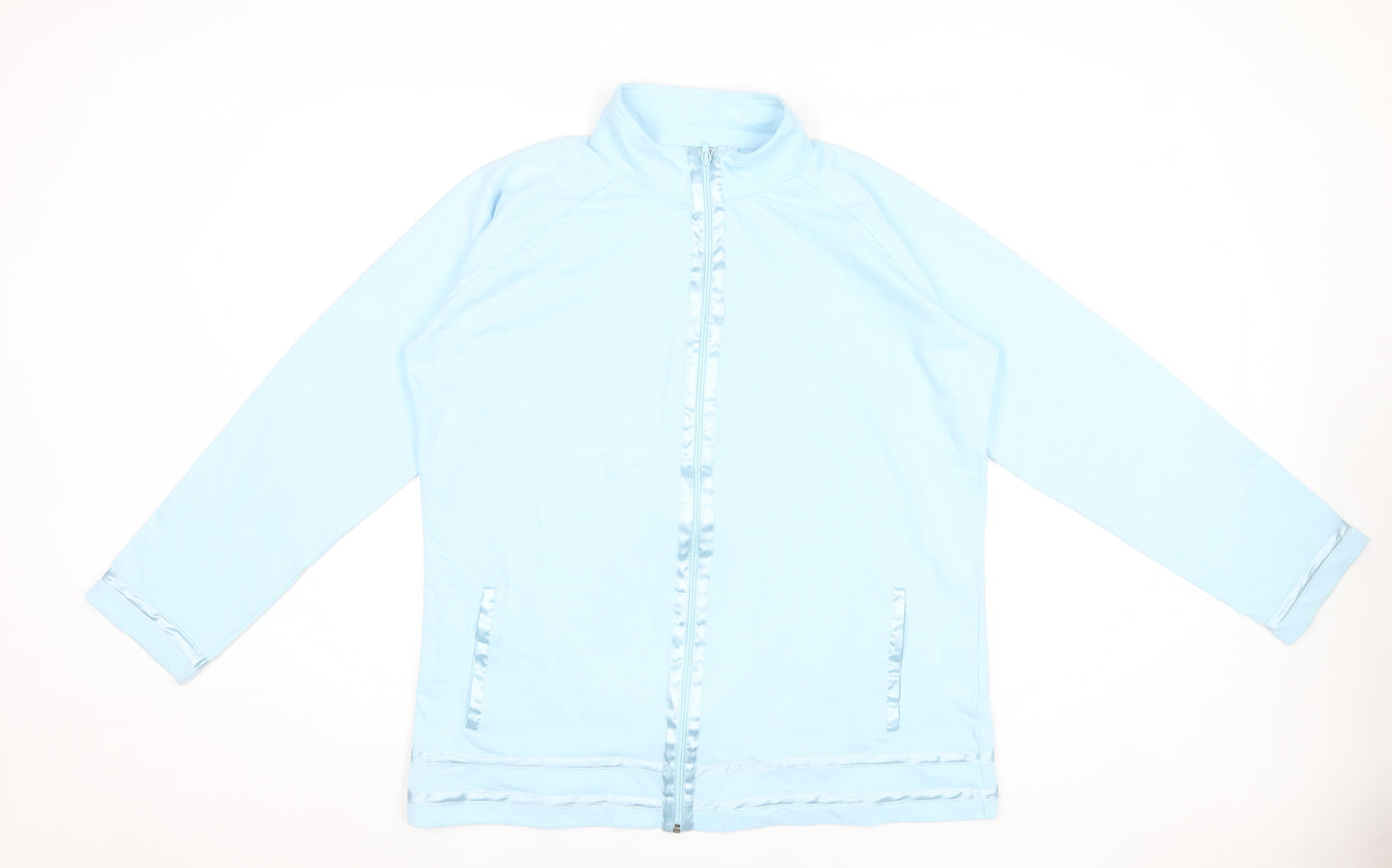 South Lodge Women’s Blue Full Zip Sweatshirt XL Cotton Blend