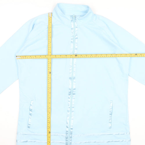 South Lodge Women’s Blue Full Zip Sweatshirt XL Cotton Blend