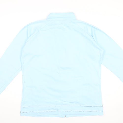 South Lodge Women’s Blue Full Zip Sweatshirt XL Cotton Blend