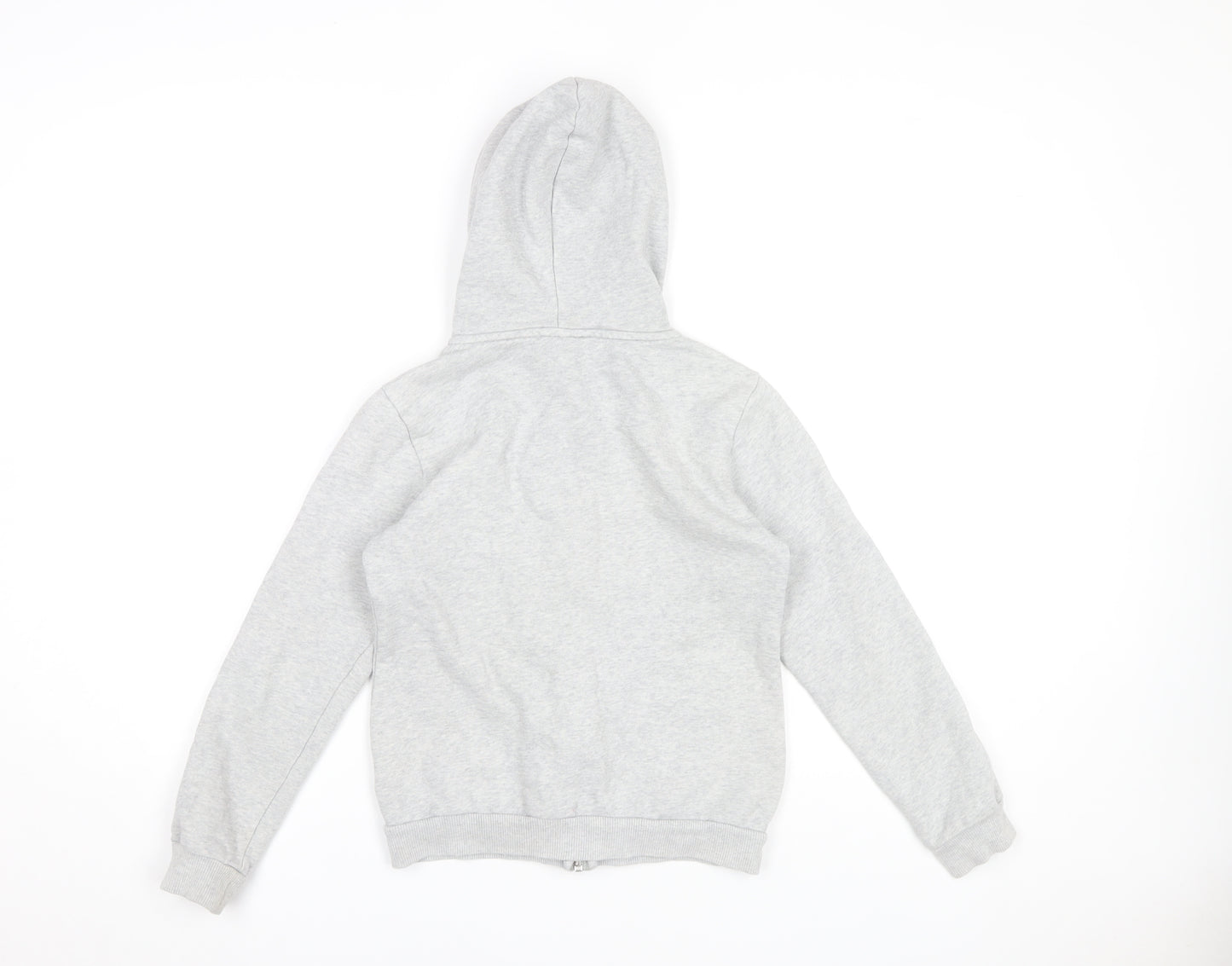 Puma Boys Grey Full Zip Hoodie 11-12 Years Regular Fit Casual Sportswear