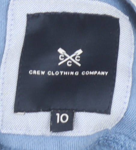 Crew Clothing Women’s Blue Floral Henley Sweatshirt Size 10