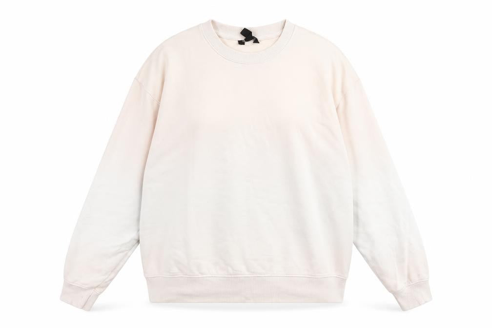 Front view of New Look Women’s Ivory Pullover Sweatshirt, size S, Cotton Blend