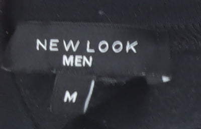 New Look Men Black Graphic NYC 1984 Sweatshirt Medium Pullover