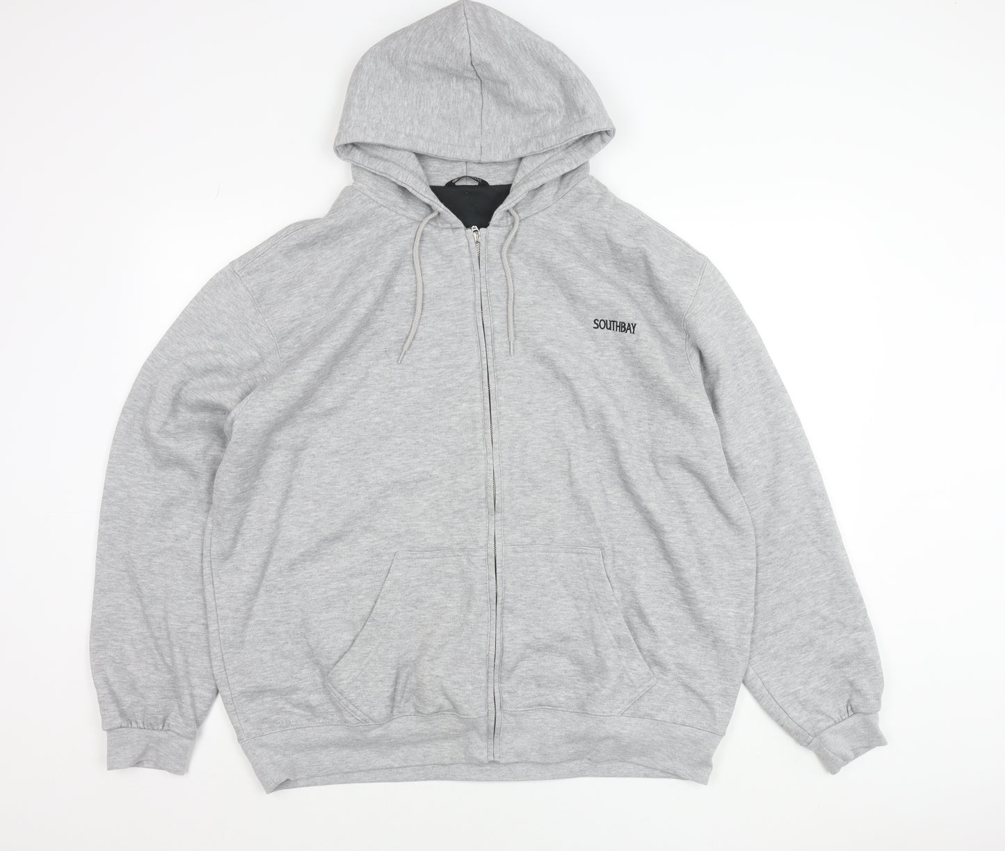 Southbay Unisex Adults Grey Full Zip Hoodie Jacket L