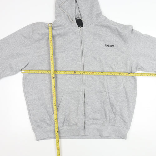 Southbay Unisex Adults Grey Full Zip Hoodie Jacket L