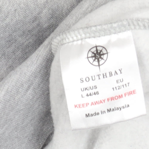 Southbay Unisex Adults Grey Full Zip Hoodie Jacket L