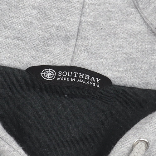 Southbay Unisex Adults Grey Full Zip Hoodie Jacket L