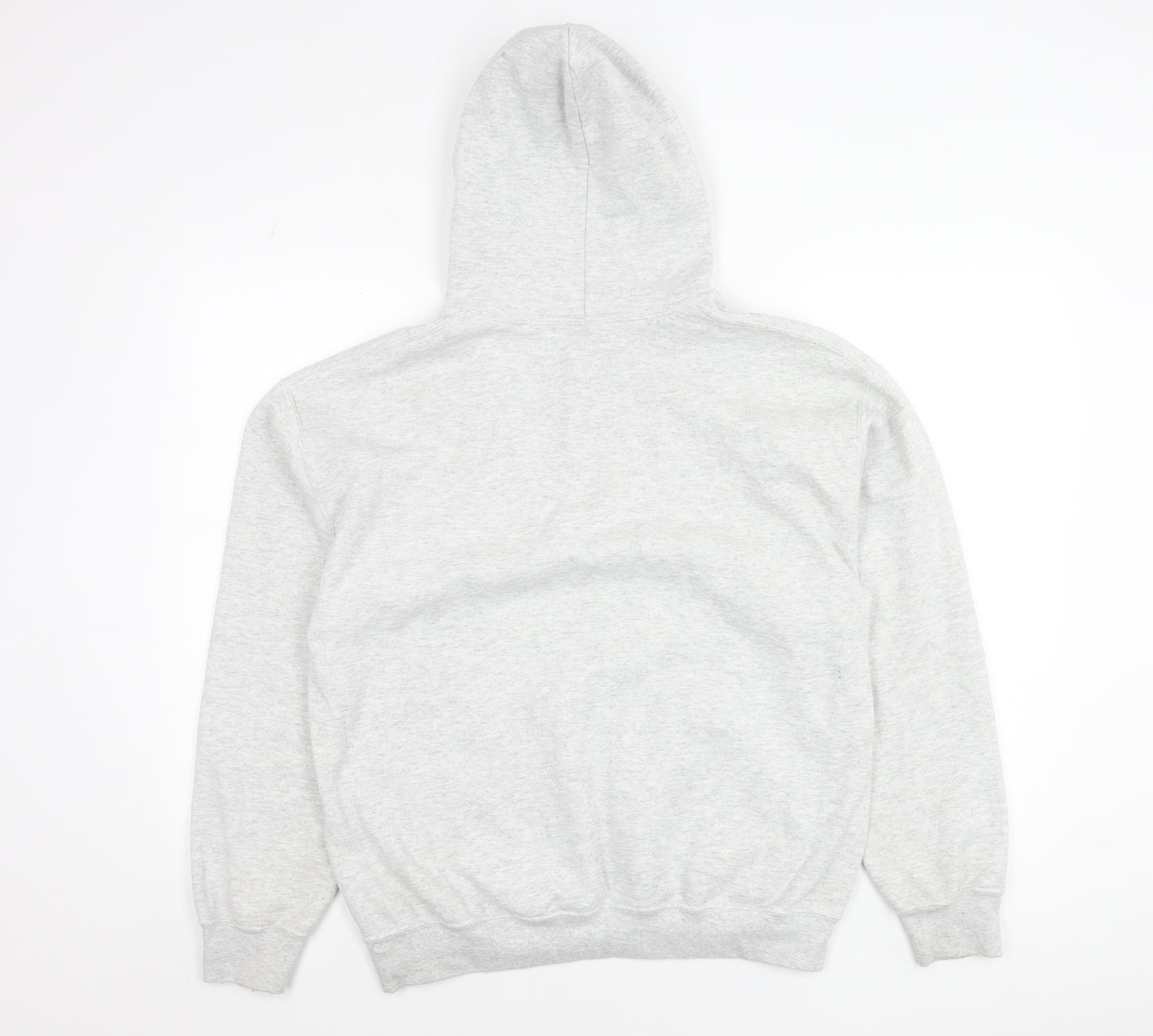 Gildan Unisex Adults Grey Pullover Hoodie M Graphic Print
