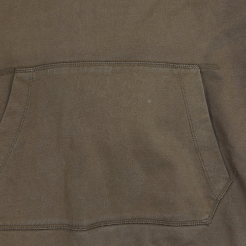 Selected Homme Men’s Brown Pullover Hoodie Size S Organic Cotton