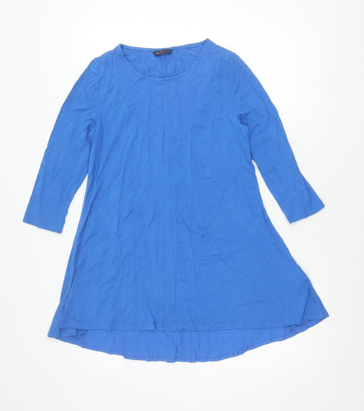 Marks and Spencer Women’s Blue Tunic Blouse UK 10 Viscose Stretch