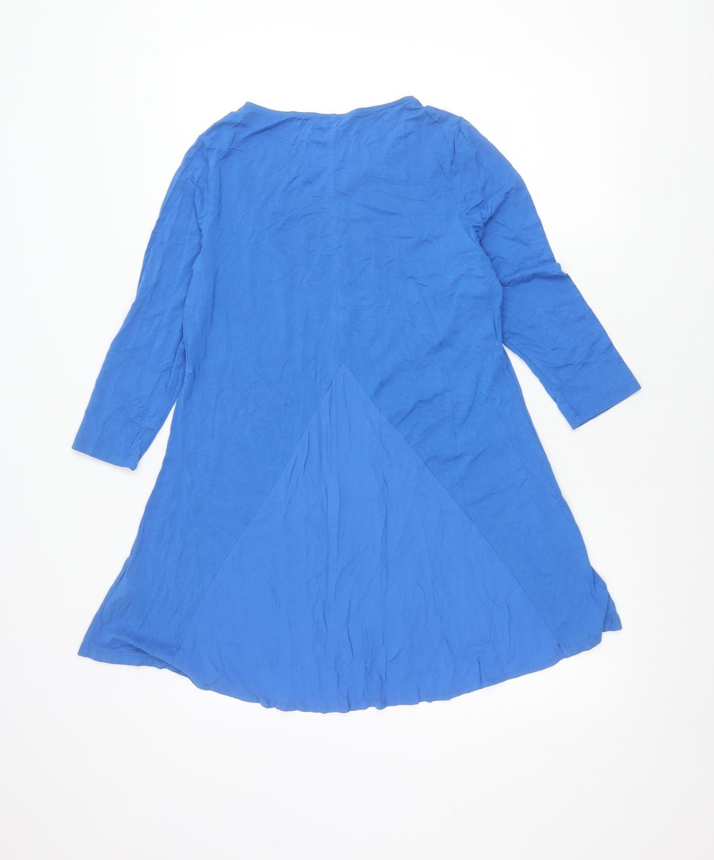 Marks and Spencer Women’s Blue Tunic Blouse UK 10 Viscose Stretch