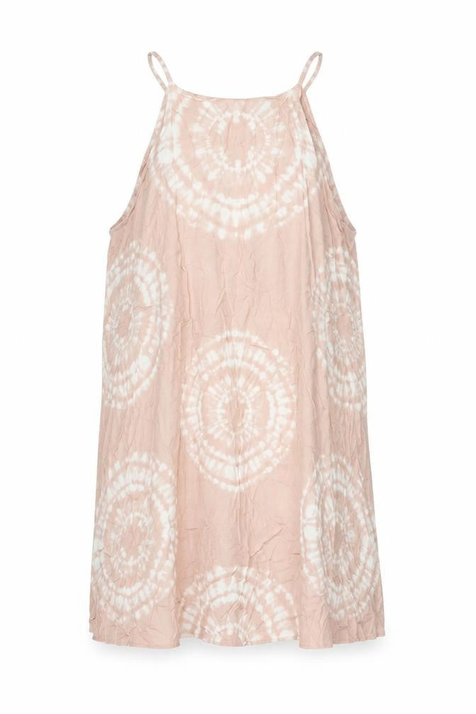 Forever 21 Womens Pink Tie Dye Slip Dress Size M Sleeveless Boho Summer