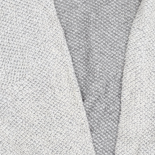 H&M Women’s Grey Knit Open Cardigan XS 3/4 Sleeve Casual Classic