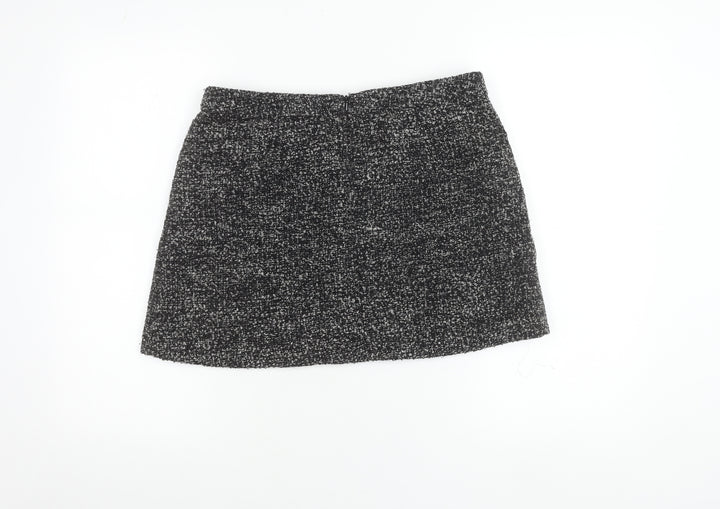 Gok Wan for Tu Women’s Black Tweed Skirt Size 12S Straight Pencil