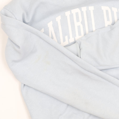 Zudio Women’s Blue XXS Pullover Sweatshirt Malibu Pier Print