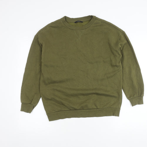 George Women’s Green Pullover Sweatshirt Size 8 Cotton Blend