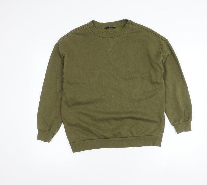 George Women’s Green Pullover Sweatshirt Size 8 Cotton Blend