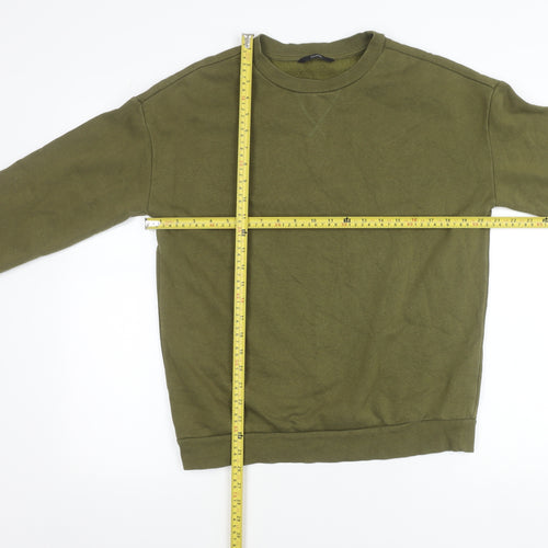 George Women’s Green Pullover Sweatshirt Size 8 Cotton Blend