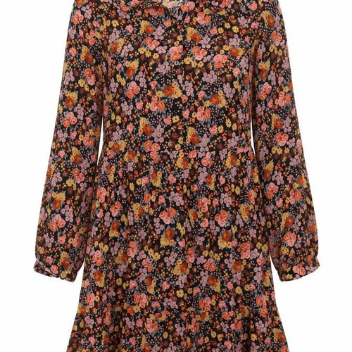 George Women’s Multicoloured Floral Shift Dress Size 10 Long Sleeve