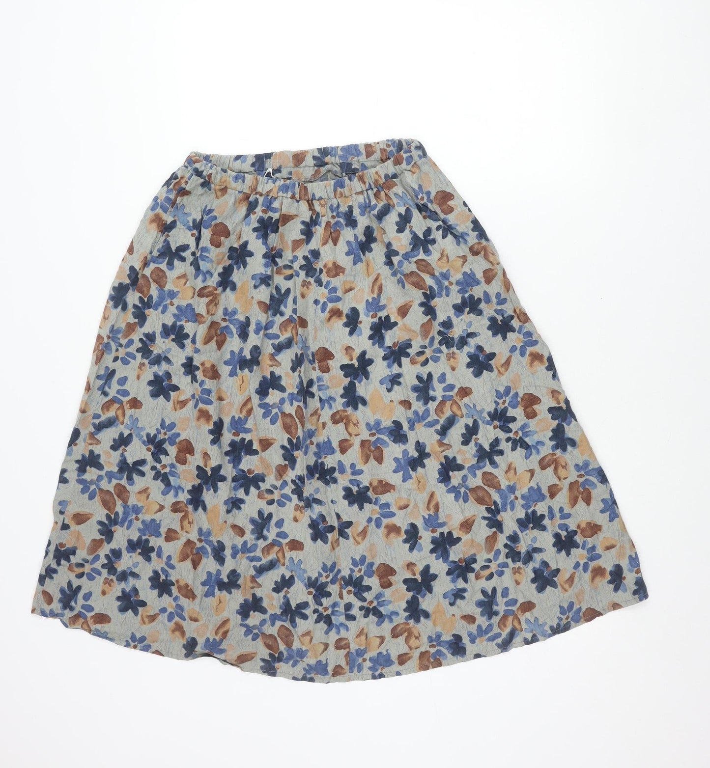 Carr & Westley Womens Size 14 Multicoloured Floral A-Line Knee Length Skirt
