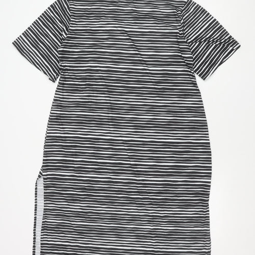 Collectif Women’s Black White Striped Shift Dress Size 20 Plus