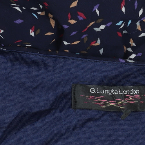 G. Lungta London Women's Multicoloured Fit & Flare Dress M/L