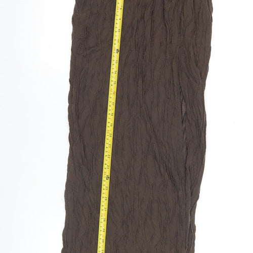 PrettyLittleThing Women’s Brown Long Pencil Skirt Size 4