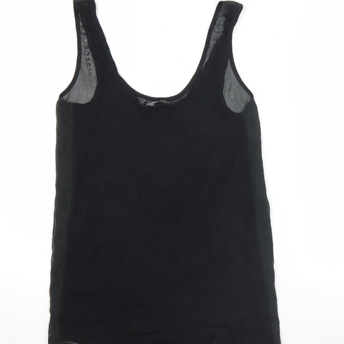 Rock & Republic Womens Black XS Sleeveless Skull Studded Tank Top