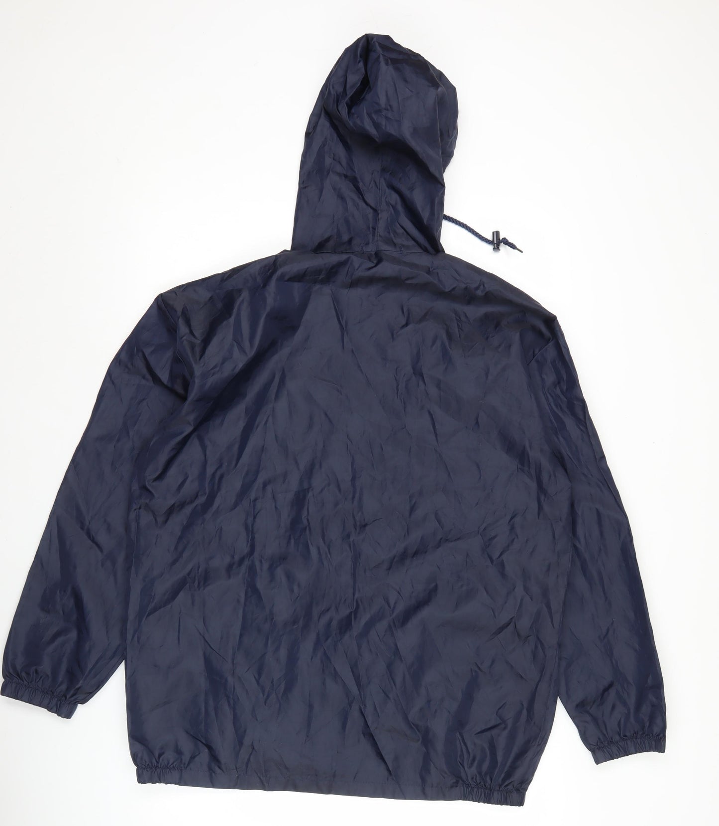 Forever 21 Men’s Blue Hooded Windbreaker Jacket Size M Lightweight