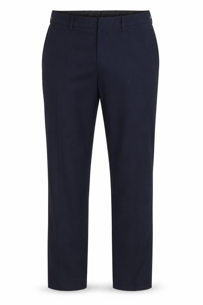 Topman Men’s Blue Slim Fit Dress Trousers 30R Polyester Viscose