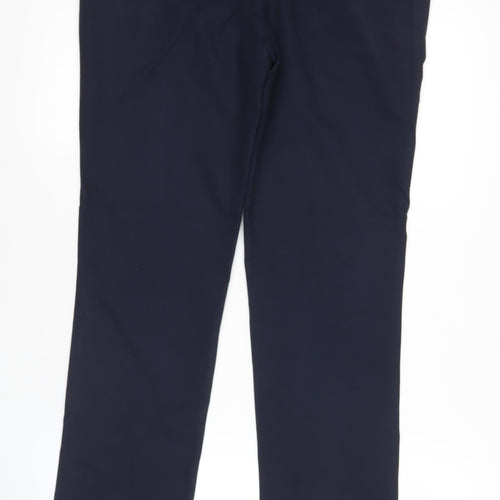 Topman Men’s Blue Slim Fit Dress Trousers 30R Polyester Viscose