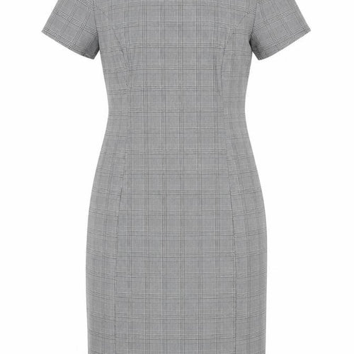 Apricot Women’s Grey Check Sheath Dress Size 12 Workwear