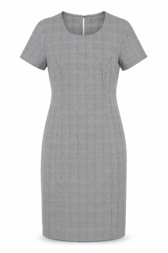 Apricot Women’s Grey Check Sheath Dress Size 12 Workwear