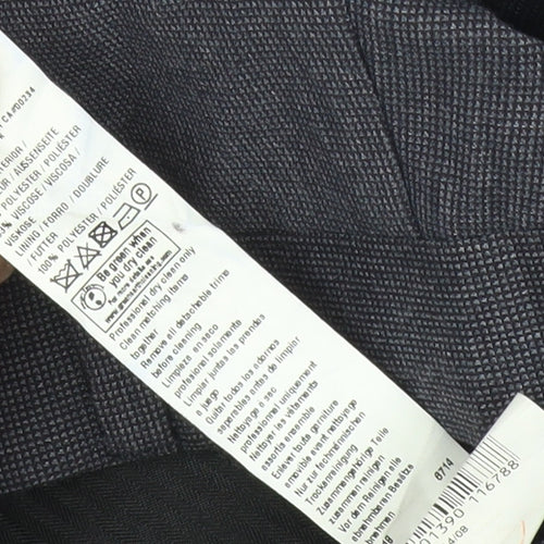 Burton Menswear Mens Grey 34L Classic Fit Dress Trousers
