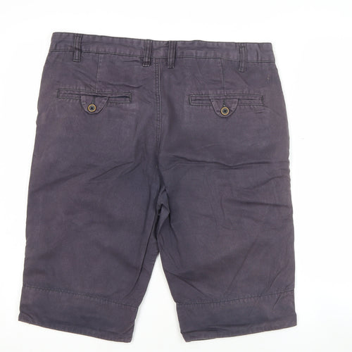 Fluid Men’s Purple Chino Shorts Size M 32in Cotton Summer Casual