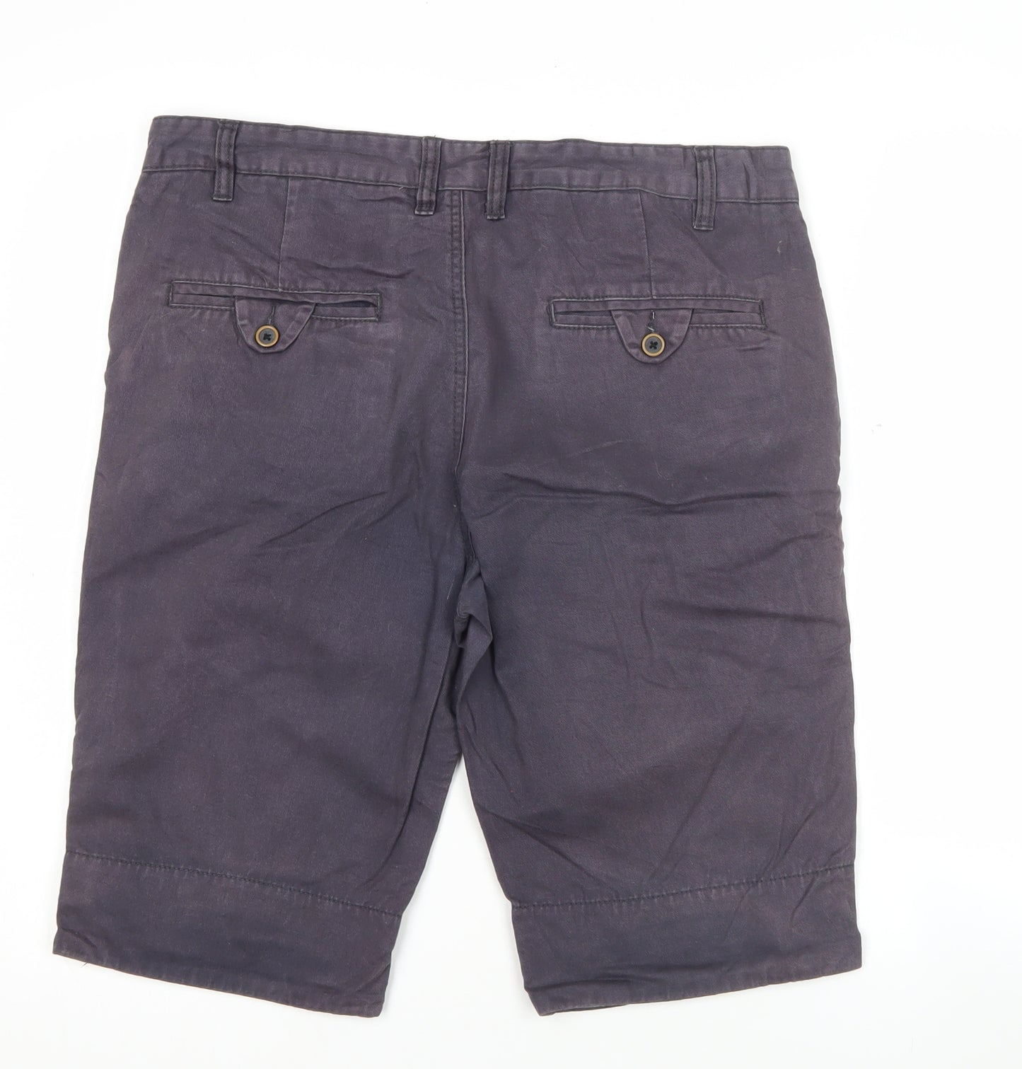 Fluid Men’s Purple Chino Shorts Size M 32in Cotton Summer Casual